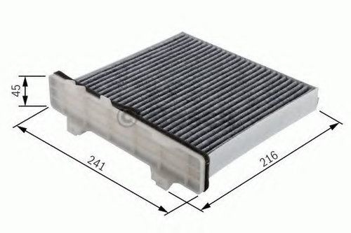 Filtru, aer habitaclu MITSUBISHI PAJERO III (V7_W, V6_W) (1999 - 2007) BOSCH 1 987 432 498 piesa NOU...