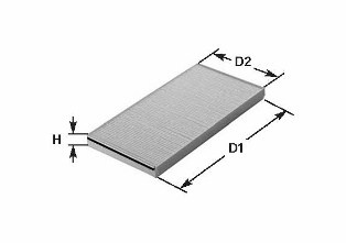 Filtru, aer habitaclu (NC2006 CLEAN FILTERS) SEAT,VW
