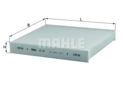 Filtru, aer habitaclu NISSAN ALMERA II (N16) (2000 - 2016) MAHLE ORIGINAL LA 119 piesa NOUA