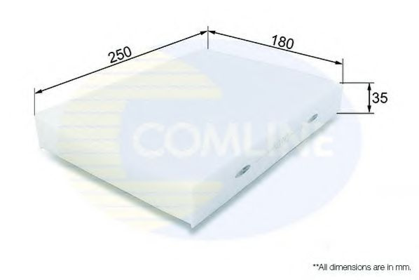 Filtru, aer habitaclu NISSAN QASHQAI (J11) (2013 - 2016) COMLINE EKF386 piesa NOUA