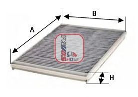 Filtru, aer habitaclu OPEL ASTRA G Cabriolet (F67) (2001 - 2005) SOFIMA S 4230 CA piesa NOUA
