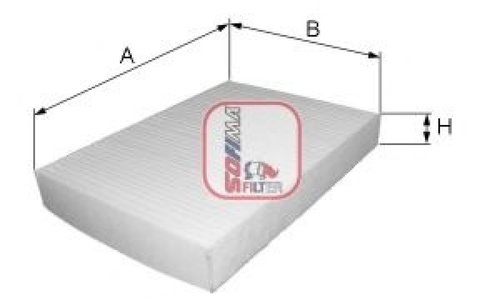 Filtru, aer habitaclu OPEL ASTRA G Limuzina (F69) (1998 - 2009) SOFIMA S 3030 C piesa NOUA