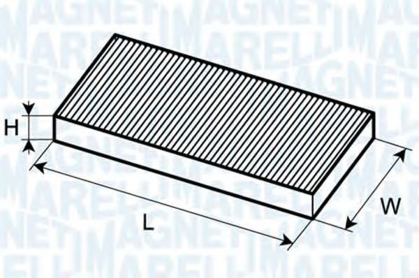 Filtru, aer habitaclu OPEL ASTRA H Combi (L35) (2004 - 2016) MAGNETI MARELLI 350203061610 piesa NOUA