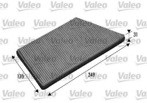 Filtru, aer habitaclu PEUGEOT 206 SW (2E/K) (2002 - 2016) VALEO 698749 piesa NOUA