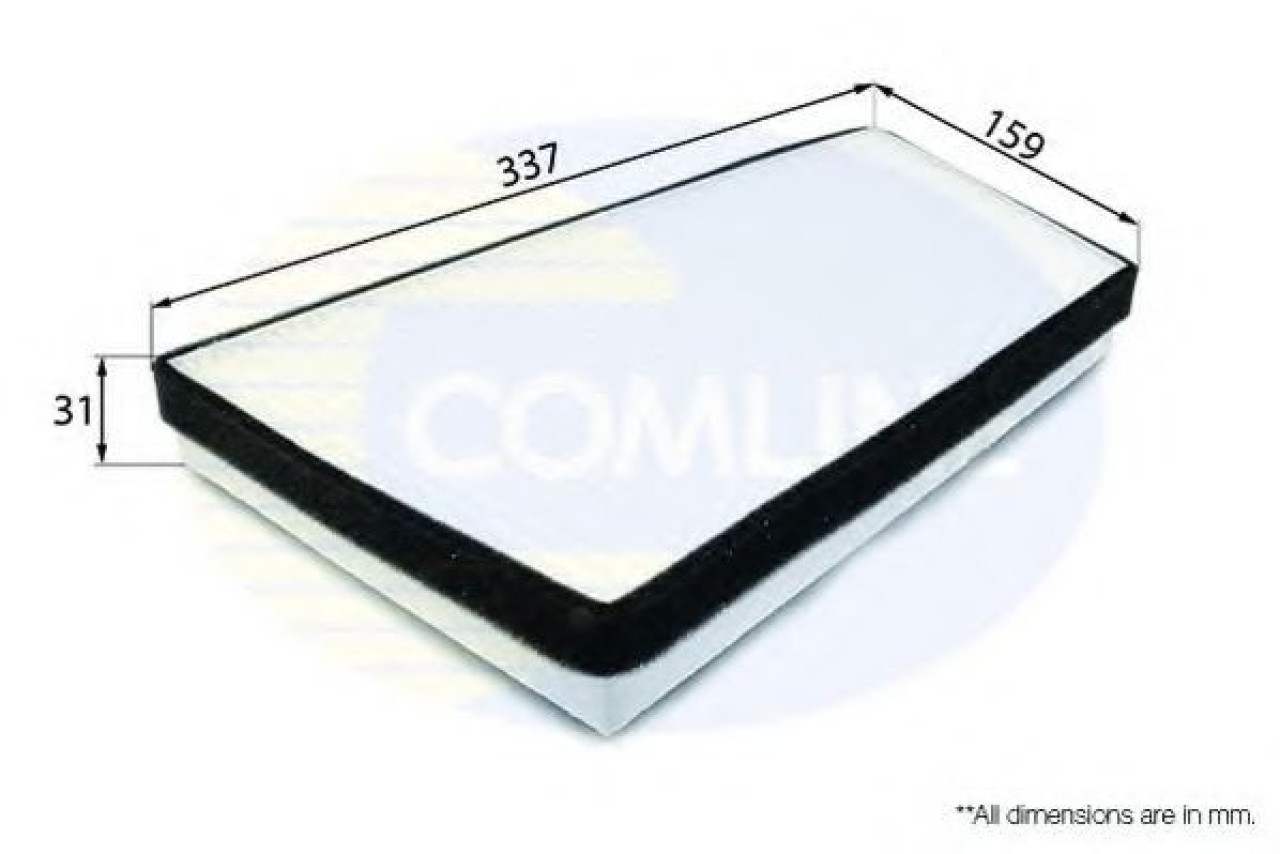 Filtru, aer habitaclu PEUGEOT 206+ (T3E) (2009 - 2016) COMLINE EKF115 piesa NOUA