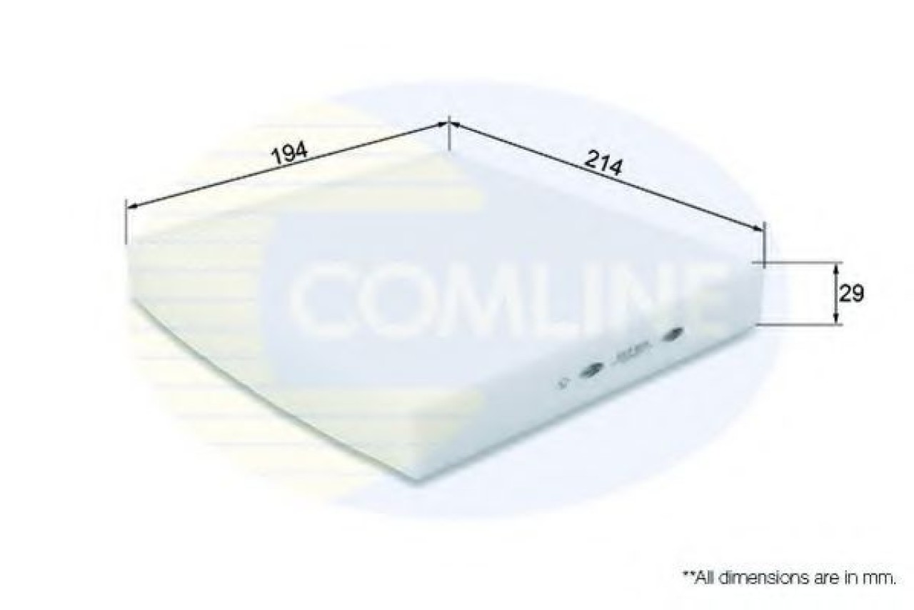 Filtru, aer habitaclu PEUGEOT 308 (4A, 4C) (2007 - 2016) COMLINE EKF185 piesa NOUA