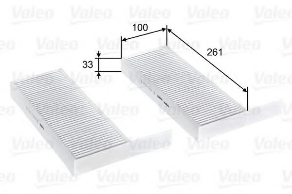 Filtru, aer habitaclu PEUGEOT 308 II (2013 - 2016) VALEO 715808 piesa NOUA