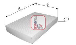 Filtru, aer habitaclu PEUGEOT 4007 (GP) (2007 - 2016) SOFIMA S 3218 C piesa NOUA