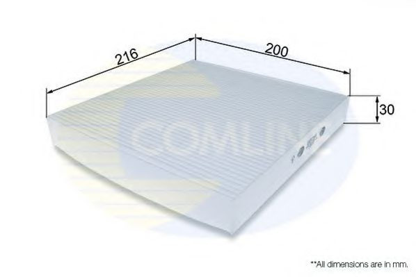 Filtru, aer habitaclu PEUGEOT 4008 (2012 - 2016) COMLINE EKF264 piesa NOUA