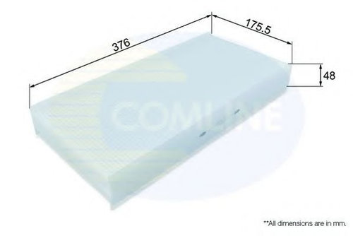 Filtru, aer habitaclu PEUGEOT EXPERT Tepee (VF3V) (2007 - 2016) COMLINE EKF178 piesa NOUA