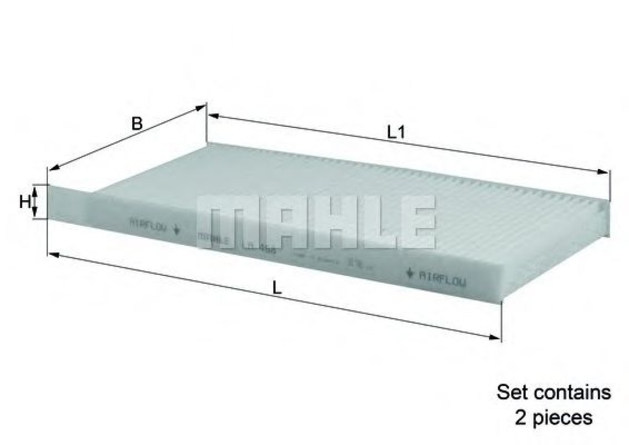 Filtru, aer habitaclu RENAULT KANGOO BE BOP (KW0/1) (2009 - 2016) KNECHT LA 468/S piesa NOUA