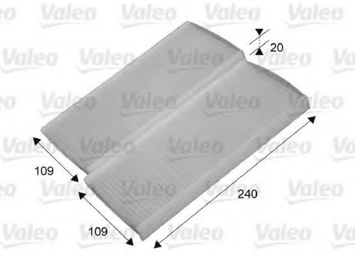 Filtru, aer habitaclu RENAULT KANGOO / GRAND KANGOO (KW0/1) (2008 - 2016) VALEO 715649 piesa NOUA