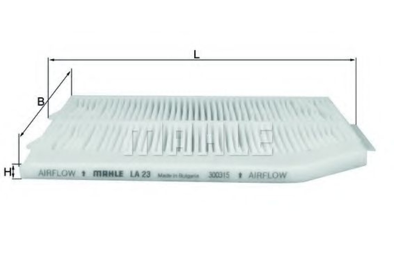 Filtru, aer habitaclu RENAULT LAGUNA I (B56, 556) (1993 - 2001) MAHLE ORIGINAL LA 23 piesa NOUA