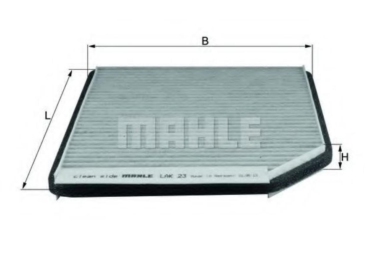 Filtru, aer habitaclu RENAULT LAGUNA I (B56, 556) (1993 - 2001) MAHLE ORIGINAL LAK 23 piesa NOUA