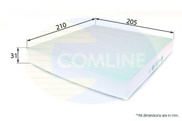 Filtru, aer habitaclu RENAULT LAGUNA II (BG0/1) (2001 - 2016) COMLINE EKF192 piesa NOUA