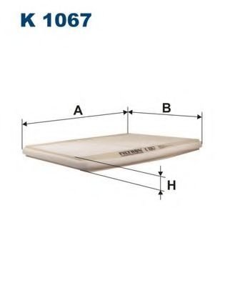 Filtru, aer habitaclu RENAULT MEGANE I Scenic (JA0/1) (1996 - 2001) FILTRON K1067 piesa NOUA