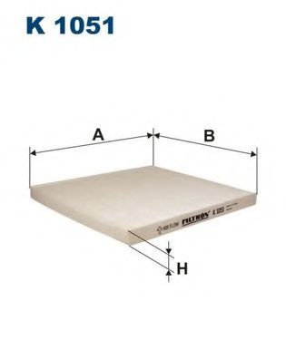 Filtru, aer habitaclu RENAULT MEGANE I Scenic (JA0/1) (1996 - 2001) FILTRON K1051 piesa NOUA