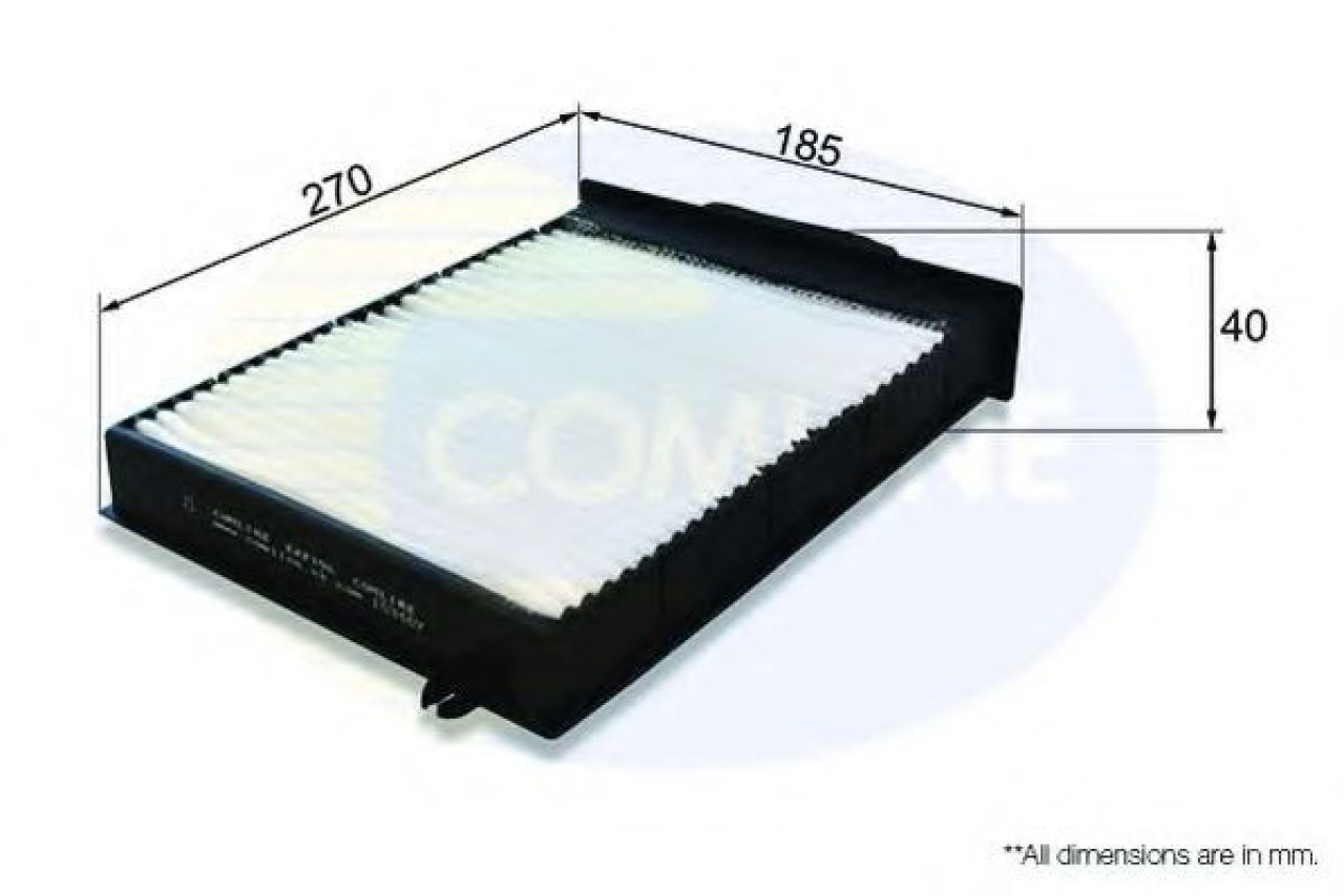 Filtru, aer habitaclu RENAULT MEGANE II Grandtour (KM0/1) (2003 - 2012) COMLINE EKF196 piesa NOUA