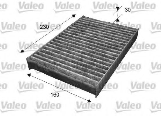 Filtru, aer habitaclu RENAULT SYMBOL II (LU1/2) (2008 - 2013) VALEO 715538 piesa NOUA