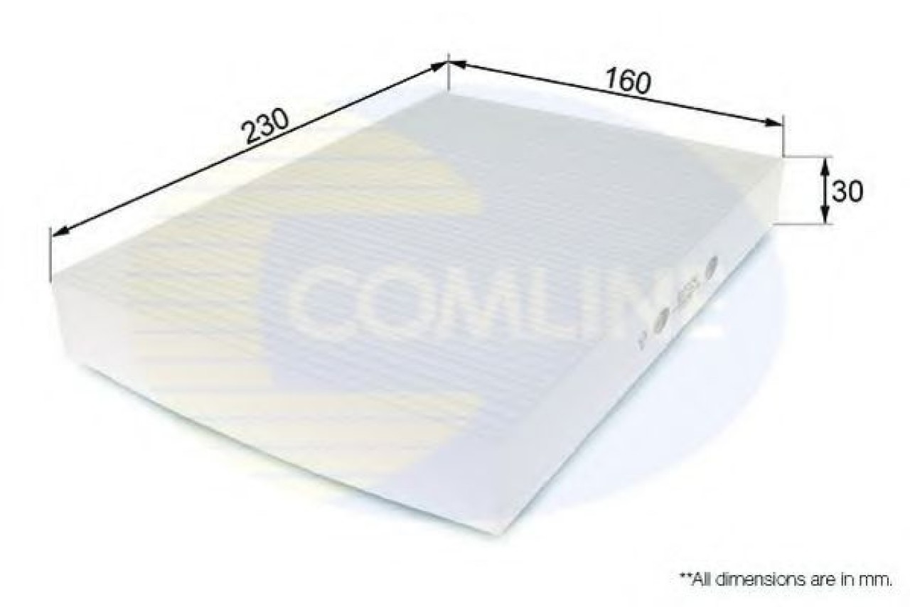 Filtru, aer habitaclu RENAULT SYMBOL III (2013 - 2016) COMLINE EKF124 piesa NOUA