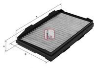 Filtru, aer habitaclu SAAB 9-5 (YS3E) (1997 - 2009) SOFIMA S 4139 CA piesa NOUA