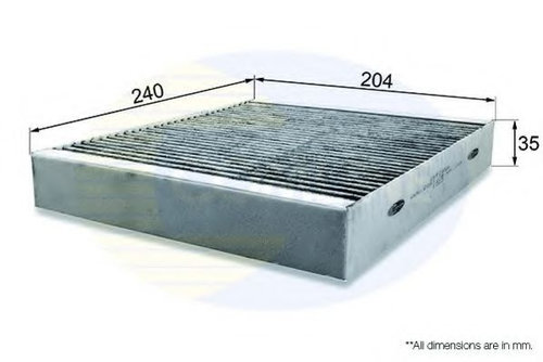 Filtru, aer habitaclu SAAB 9-5 (YS3G) (2010 - 2012) COMLINE EKF295A piesa NOUA