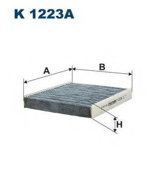Filtru, aer habitaclu SAAB 9-5 (YS3G) (2010 - 2012) FILTRON K1223A piesa NOUA