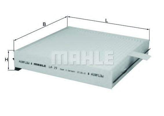 Filtru, aer habitaclu SEAT TOLEDO I (1L) (1991 - 1999) KNECHT LA 19 piesa NOUA