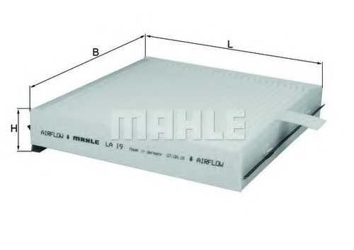 Filtru, aer habitaclu SEAT TOLEDO I (1L) (1991 - 1999) KNECHT LA 19 piesa NOUA