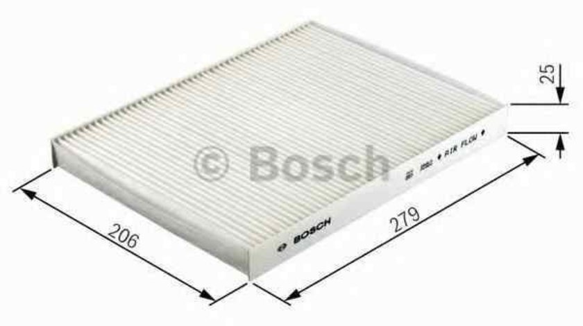 Filtru, aer habitaclu SKODA OCTAVIA (1U2) BOSCH 1 987 432 012