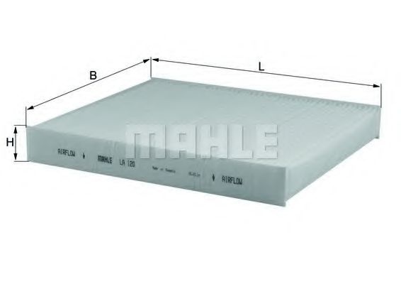 Filtru, aer habitaclu SKODA ROOMSTER (5J) (2006 - 2015) MAHLE ORIGINAL LA 120 piesa NOUA