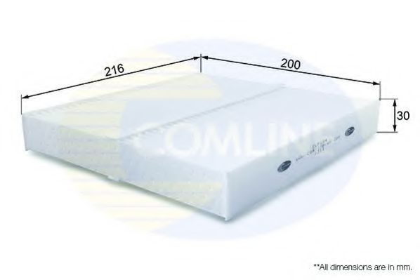 Filtru, aer habitaclu SUBARU FORESTER (SG) (2002 - 2016) COMLINE EKF194 piesa NOUA