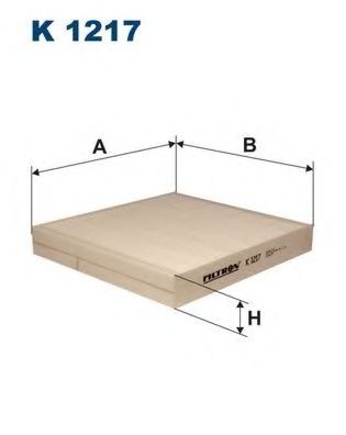 Filtru, aer habitaclu SUBARU FORESTER (SG) (2002 - 2016) FILTRON K1217 piesa NOUA