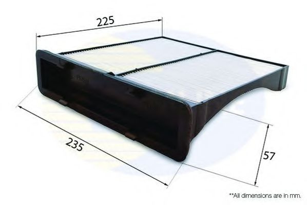 Filtru, aer habitaclu SUBARU FORESTER (SJ) (2013 - 2016) COMLINE EKF363 piesa NOUA