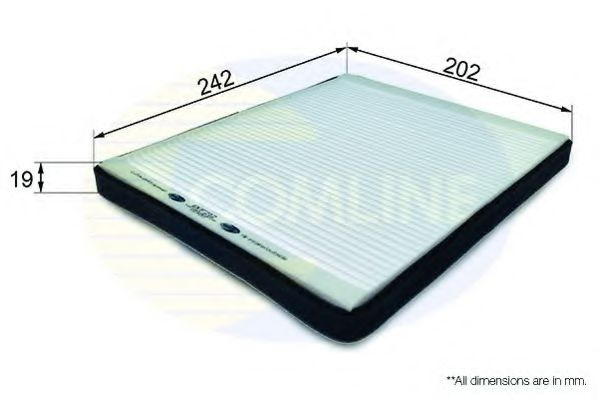 Filtru, aer habitaclu SUZUKI IGNIS I (FH) (2000 - 2005) COMLINE EKF212 piesa NOUA