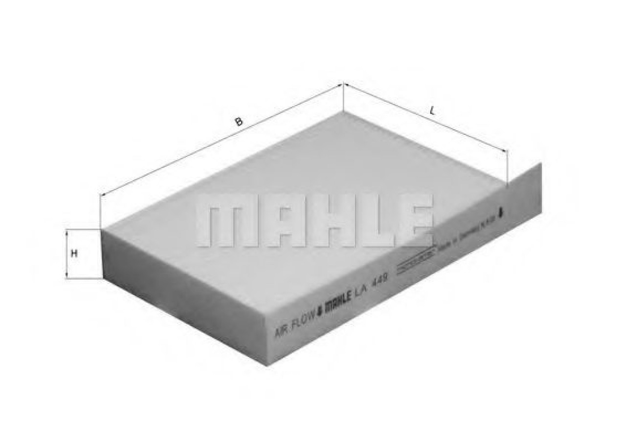 Filtru, aer habitaclu SUZUKI SPLASH (2008 - 2016) MAHLE ORIGINAL LA 449 piesa NOUA