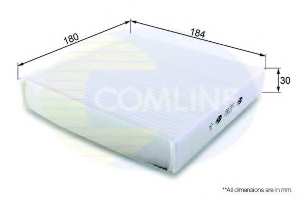 Filtru, aer habitaclu SUZUKI SX4 (EY, GY) (2006 - 2016) COMLINE EKF257 piesa NOUA