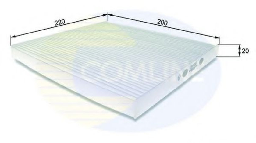 Filtru, aer habitaclu TOYOTA COROLLA (CDE12, ZZE12, NDE12, ZDE12) (2001 - 2007) COMLINE EKF187 piesa NOUA