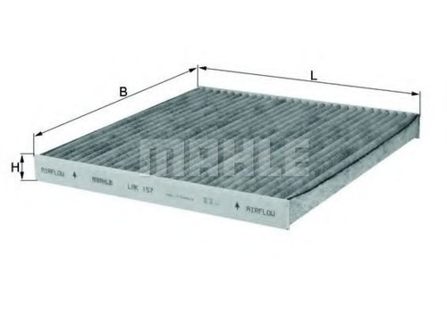 Filtru, aer habitaclu TOYOTA COROLLA (CDE12, ZZE12, NDE12, ZDE12) (2001 - 2007) MAHLE ORIGINAL LAK 1...