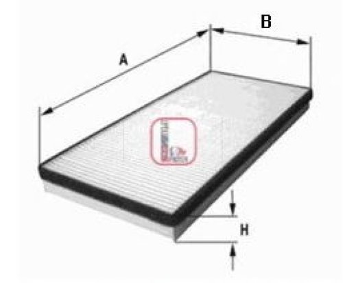 Filtru, aer habitaclu TOYOTA PRIUS Hatchback (NHW2) (2003 - 2009) SOFIMA S 3103 C piesa NOUA