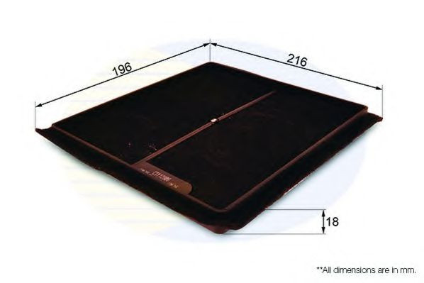 Filtru, aer habitaclu TOYOTA YARIS (P1) (1999 - 2005) COMLINE EKF126A piesa NOUA