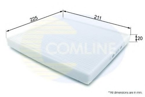 Filtru, aer habitaclu VOLVO S40 I (VS) (1995 - 2004) COMLINE EKF260 piesa NOUA