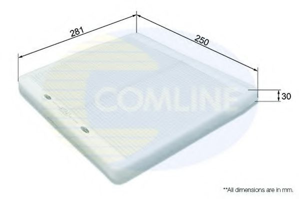 Filtru, aer habitaclu VOLVO S60 I (2000 - 2010) COMLINE EKF132 piesa NOUA