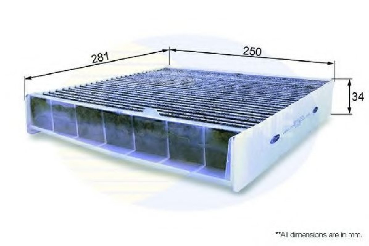 Filtru, aer habitaclu VOLVO S60 I (2000 - 2010) COMLINE EKF132A piesa NOUA