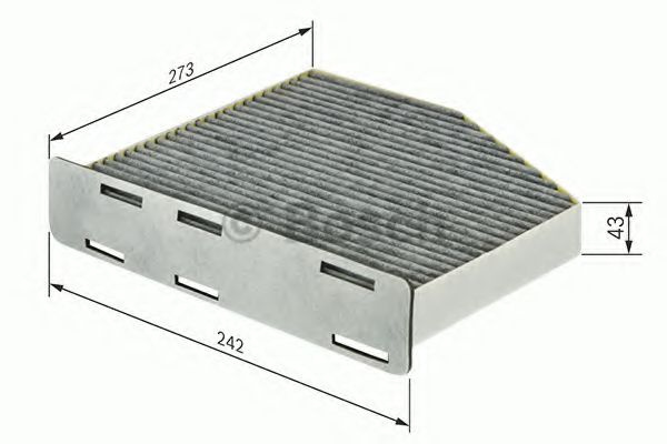Filtru, aer habitaclu VOLVO XC90 I (2002 - 2016) BOSCH 1 987 432 464 piesa NOUA