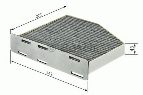 Filtru, aer habitaclu VOLVO XC90 I (2002 - 2016) BOSCH 1 987 432 464 piesa NOUA