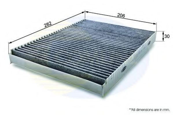Filtru, aer habitaclu VW BORA (1J2) (1998 - 2005) COMLINE EKF127A piesa NOUA