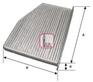 Filtru, aer habitaclu VW GOLF VI Cabriolet (517) (2011 - 2016) SOFIMA S 4124 CA piesa NOUA