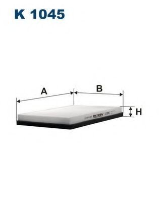 Filtru, aer habitaclu VW PASSAT (3A2, 35I) (1988 - 1997) FILTRON K1045 piesa NOUA