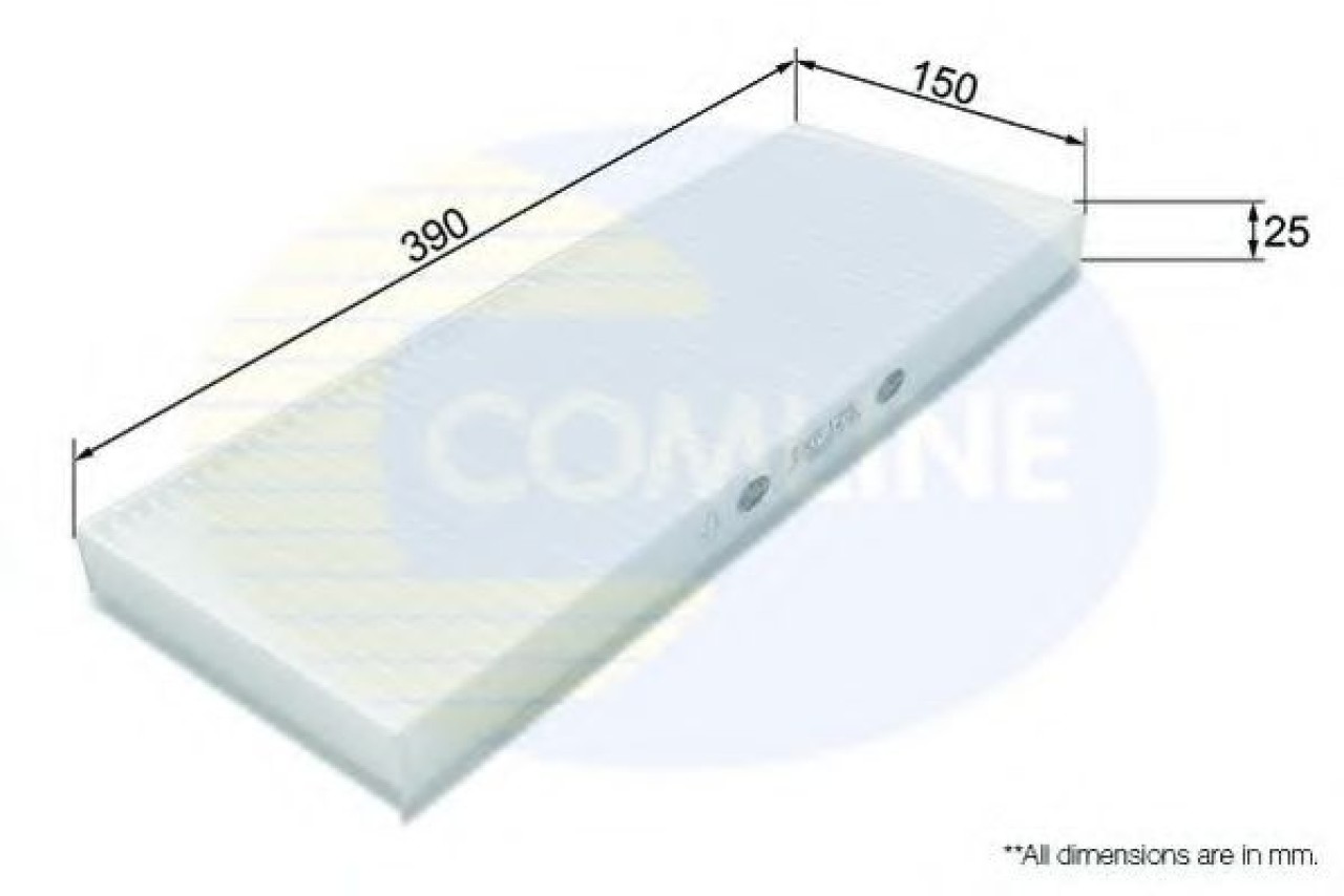 Filtru, aer habitaclu VW PASSAT Variant (3B5) (1997 - 2001) COMLINE EKF125 piesa NOUA